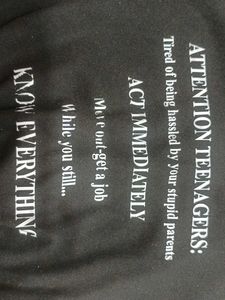 TEENAGERS Graphic Crop Top