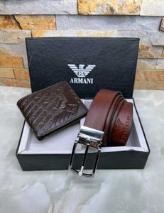 Armani Belt Wallet Combo