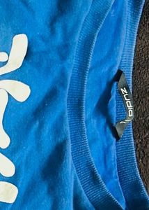 Blue Graphic Sweatshirt