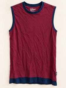 The Roadster Men's Maroon Sleeveless T-Shirt