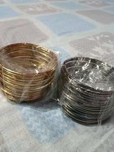 Set of Gold &amp; Silver Bangles 48 Piece