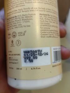 Caffeine Vanilla Dream Serum  Lotion Cap broke