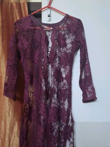 Elegant Lace Shrug long