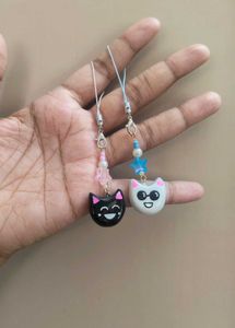 Gojo & Geto Anime Cat Phone Charms