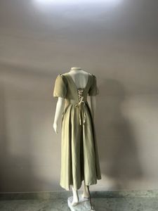 Elegant Sage Green Maxi Dress
