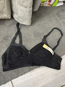 Comfortable Black Lace Bra