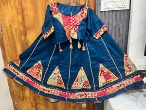 Elegant Blue Lehenga Choli Set