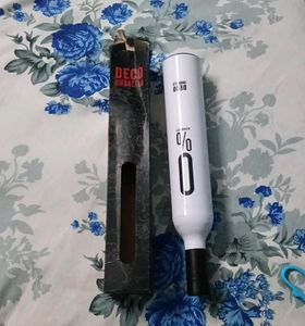 Compact White Umbrella with Bottle Case
