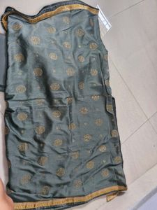 Grey Embroidered Kurta Set
