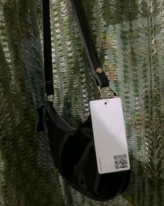 Trendy Black Hobo Bag