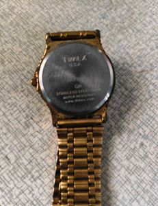 Timex Gold Analog Watch