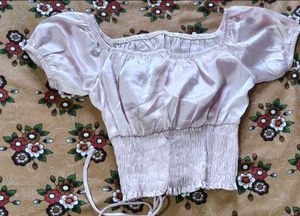 🌸Satin Corset Crop Top🪄