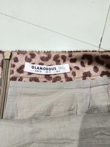Leopard 🐆 Print Short Skirt Glamous Brand