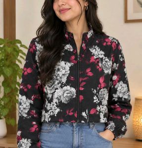 Floral Print Jacket