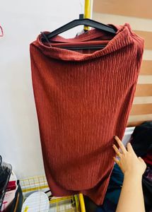 Ribbed Knit Maxi Skirt women skirts