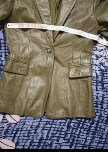 Leather Blazer