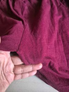 Maroon and Green Leggings