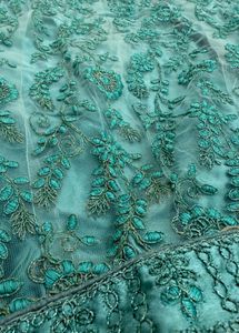 Stunning Teal Lehenga Choli duppatta Set
