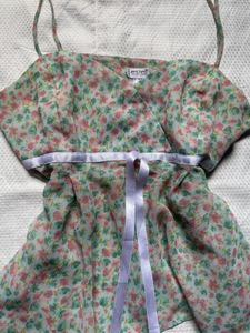 Floral Chiffon Camisole Top