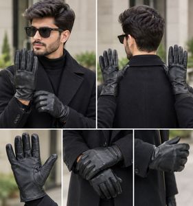 H&amp;M Classic Black Leather Gloves