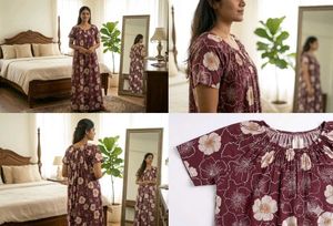 Floral Print Nightgown