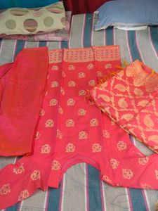 Beautiful Pink Kurta Set with Dupatta