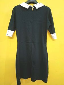 Navy Peter Pan Collar Dress