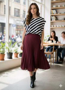 ⚓️Navy &amp; White Striped Dolman Sleeve Top ⚓️