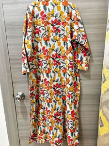 Vibrant Floral Print Kurta