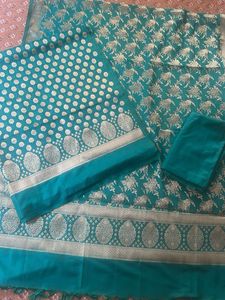 Pure Banarasi salwar kameez material with Dupatta