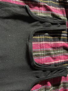 Basic Black Ribbed Tank Top
