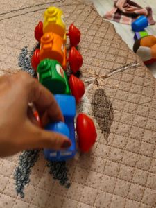Colorful Toy Train Set