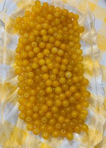 Yellow Beads for Jewelry Making