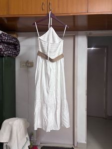 🆕 Y2K Dreamy Halter Maxi Dress with Belt
