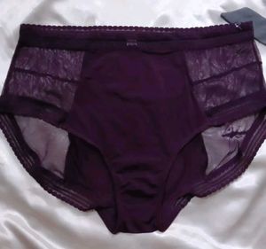 Purple Mesh Panty