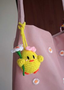 Yellow Chick Keychain