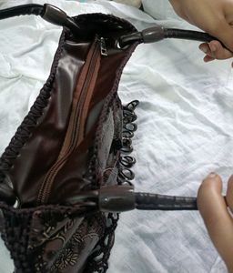 Elegant Floral Embellished Handbag