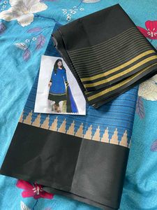 Blue &amp; Black Kurta Set with Dupatta