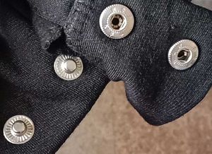 Size XL Varsity Style Black Jacket