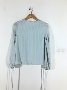 Light Blue Casual Top(Women’s)