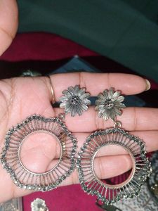 Boho Ethnic Jhumka Earrings