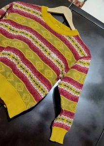 Multi Printed Sweater For 4-5 Year Boy