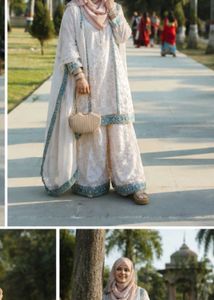 Elegant White Kurta Set with Dupatta
