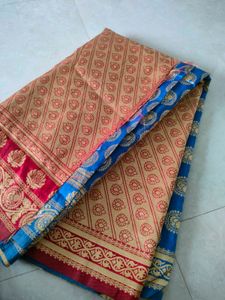Price Drop ✨✨Elegant Printed Saree 💙♥️