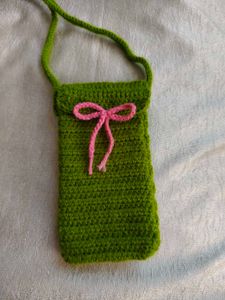Crocheted Phone Pouches - Only Pink Available