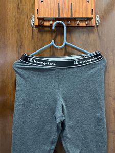 Champion Grey Leggings with Logo