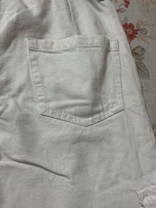 White Cargo Pants