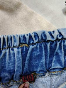 Light Wash Cargo Jeans