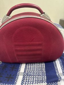 Platinum Red Travel Vanity Case
