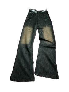 RARE Y2K GRUNGE BELL BOTTOM JEANS